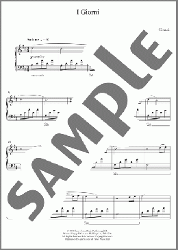 I Giorni(Ludovico Einaudi) 楽譜 ピアノ（ソロ） ダウンロード