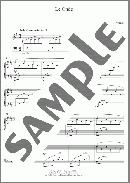 Le Onde(Ludovico Einaudi) 楽譜 ピアノ（ソロ） ダウンロード