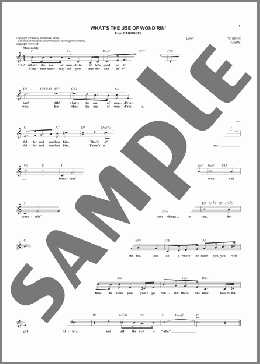 What's The Use Of Wond'rin'(Richard Rodgers/Oscar Hammerstein II/Rodgers & Hammerstein) 楽譜 その他 ダウンロード