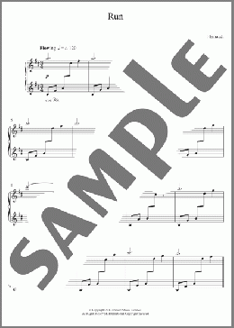 Run(Ludovico Einaudi) 楽譜 ピアノ（ソロ） ダウンロード