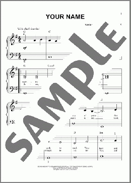 Your Name(Phillips, Craig & Dean) 楽譜 ピアノ（ソロ） ダウンロード