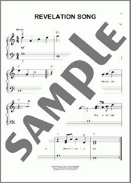Revelation Song(Phillips, Craig & Dean) 楽譜 ピアノ（ソロ） ダウンロード