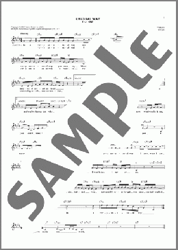 Unusual Way(Maury Yeston) 楽譜 その他 ダウンロード