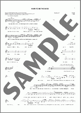 Hard To Be The Bard(Wayne Kirkpatrick/Karey Kirkpatrick) 楽譜 その他 ダウンロード