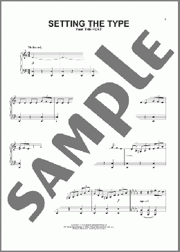 Setting The Type(John Williams) 楽譜 ピアノ（ソロ） ダウンロード
