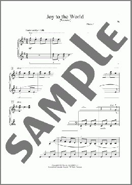 Joy To The World(Isaac Watts/Lowell Mason/George Frideric Handel) 楽譜 ピアノ（ソロ） ダウンロード