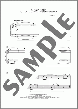 Silver Bells(Ray Evans/Jay Livingston) 楽譜 ピアノ（ソロ） ダウンロード