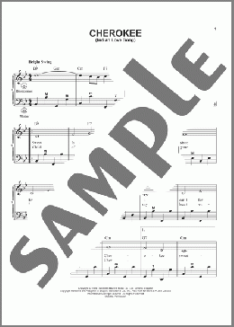 Cherokee (Indian Love Song) (arr. Gary Meisner)(Ray Noble) 楽譜 その他 ダウンロード