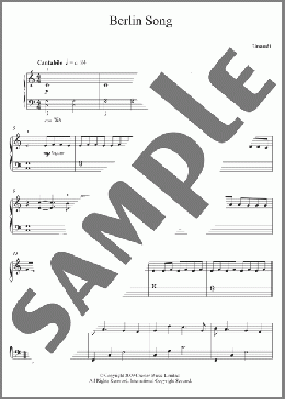 Berlin Song(Ludovico Einaudi) 楽譜 ピアノ（ソロ） ダウンロード