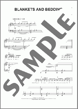 Blankets And Bedding (from Come from Away)(David Hein/Irene Sankoff/Irene Sankoff & David Hein) 楽譜 ピアノ & ボーカル ダウンロード