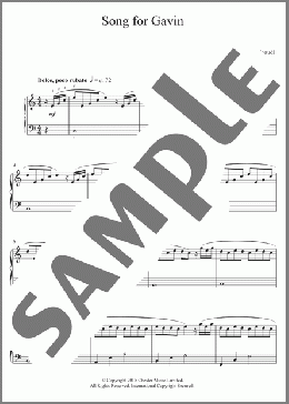 Song For Gavin(Ludovico Einaudi) 楽譜 ピアノ（ソロ） ダウンロード