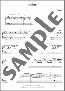 Andare(Ludovico Einaudi) 楽譜 ピアノ（ソロ） ダウンロード