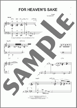 For Heaven's Sake (arr. Brent Edstrom)(Horace Silver/Claude Thornhill) 楽譜 ピアノ（ソロ） ダウンロード