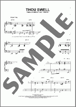 Thou Swell (arr. Brent Edstrom)(Richard Rodgers) 楽譜 ピアノ（ソロ） ダウンロード