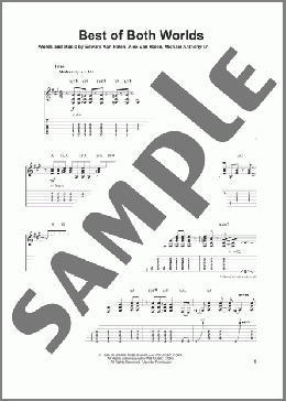 Best Of Both Worlds(Van Halen) 楽譜 ギタースコア ダウンロード