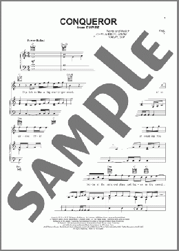 Conqueror(Timbaland/Estelle and Jussie Smollett) 楽譜 ピアノ & ボーカル & ギター ダウンロード