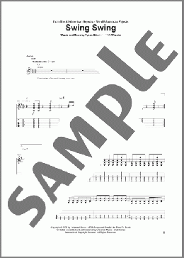 Swing Swing(The All-American Rejects) 楽譜 ギター（ソロ） ダウンロード