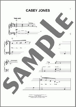 Casey Jones(Grateful Dead) 楽譜 ピアノ（ソロ） ダウンロード