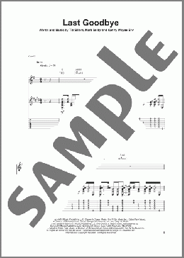 Last Goodbye(Kenny Wayne Shepherd) 楽譜 ギタースコア ダウンロード