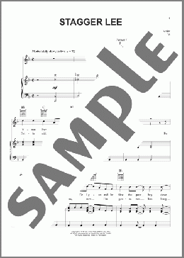 Stagger Lee(Grateful Dead) 楽譜 ピアノ & ボーカル & ギター ダウンロード