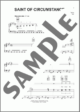 Saint Of Circumstance(Grateful Dead) 楽譜 ピアノ & ボーカル & ギター ダウンロード