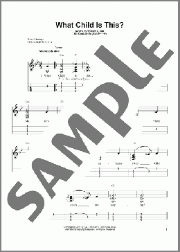 What Child Is This?(William C. Dix/16th Century English Melody) 楽譜 その他 ダウンロード