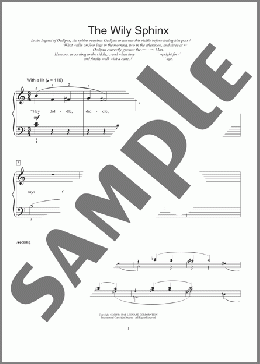 The Wily Sphinx(Jeremy Siskind) 楽譜 ピアノ（ソロ） ダウンロード