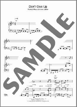 Don't Give Up (feat. Kate Bush)(Kate Bush/Peter Gabriel) 楽譜 その他 ダウンロード