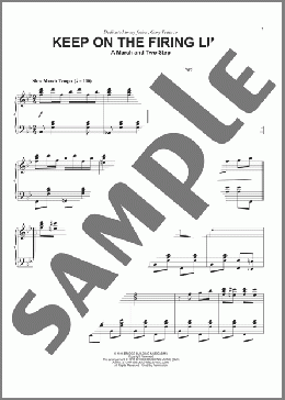 Keep On The Firing Line(J.R. Baxter Jr.) 楽譜 ピアノ（ソロ） ダウンロード