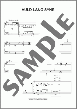 Auld Lang Syne(Robert Burns/Traditional Scottish Melody) 楽譜 ピアノ（ソロ） ダウンロード