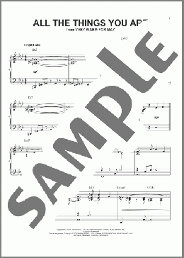 All The Things You Are [Jazz version] (arr. Brent Edstrom)(Jack Leonard with Tommy Dorsey Orchestra) 楽譜 ピアノ（ソロ） ダウンロード