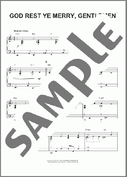 God Rest Ye Merry, Gentlemen [Jazz version] (arr. Brent Edstrom)(19th Century English Carol) 楽譜 ピアノ（ソロ） ダウンロード