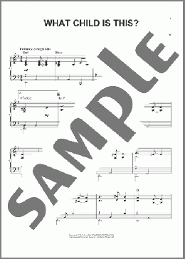 What Child Is This? [Jazz version] (arr. Brent Edstrom)(William C. Dix/16th Century English Melody) 楽譜 ピアノ（ソロ） ダウンロード
