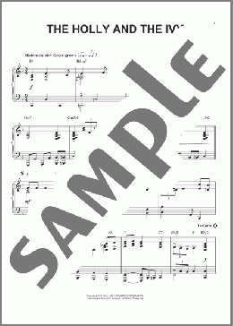 The Holly And The Ivy [Jazz version] (arr. Brent Edstrom)(18th Century English Carol) 楽譜 ピアノ（ソロ） ダウンロード