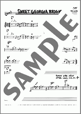 Sweet Georgia Bright(Charles Lloyd) 楽譜 その他 ダウンロード