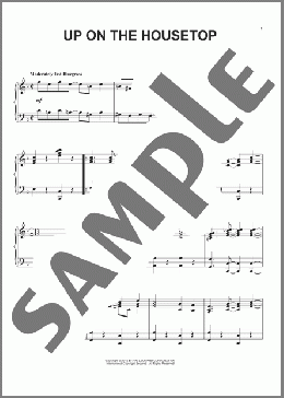 Up On The Housetop(B.R. Hanby) 楽譜 ピアノ（ソロ） ダウンロード