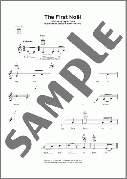 The First Noel(W. Sandys' Christmas Carols) 楽譜 ウクレレ（弾き語り） ダウンロード