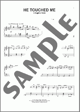He Touched Me (arr. Steven K. Tedesco) [Ragtime version](Gaither Vocal Band) 楽譜 ピアノ（ソロ） ダウンロード