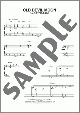 Old Devil Moon [Jazz version] (arr. Brent Edstrom)(Burton Lane) 楽譜 ピアノ（ソロ） ダウンロード