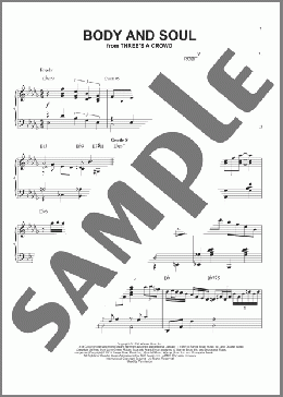 Body And Soul [Jazz version] (arr. Brent Edstrom)(Tony Bennett & Amy Winehouse) 楽譜 ピアノ（ソロ） ダウンロード