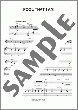 Fool That I Am(Etta James/Adele) 楽譜 ピアノ & ボーカル ダウンロード
