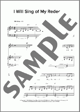 I Will Sing Of My Redeemer(Philip P. Bliss/Travis Cottrell/James McGranahan) 楽譜 ピアノ & ボーカル ダウンロード