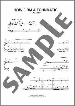 How Firm a Foundation [Classical version] (arr. Phillip Keveren)(Early American Melody) 楽譜 ピアノ（ソロ） ダウンロード