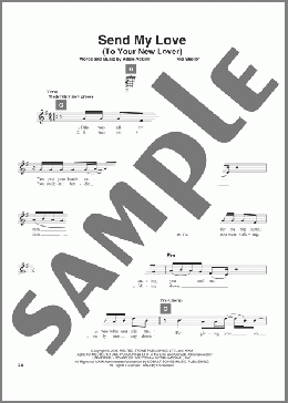 Send My Love (To Your New Lover)(Adele) 楽譜 その他 ダウンロード