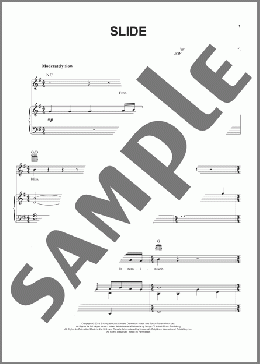 Slide(James Bay) 楽譜 ピアノ & ボーカル & ギター ダウンロード