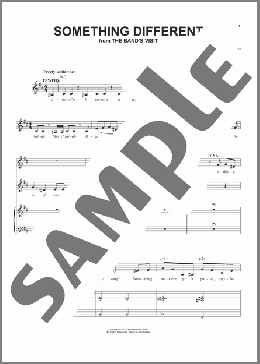 Something Different(David Yazbek) 楽譜 ピアノ & ボーカル ダウンロード
