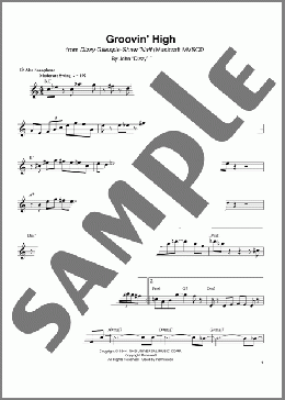 Groovin' High(Charlie Parker) 楽譜 アルトサックス（ソロ） ダウンロード