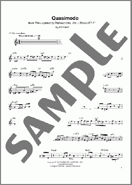Quasimodo(Charlie Parker) 楽譜 アルトサックス（ソロ） ダウンロード