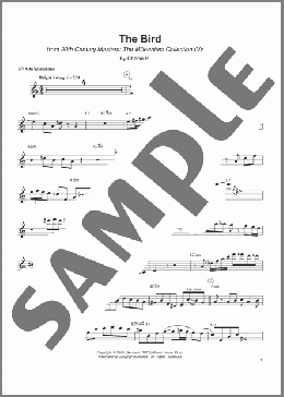 The Bird(Charlie Parker) 楽譜 アルトサックス（ソロ） ダウンロード
