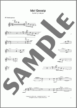Idol Gossip(Gerry Mulligan/Bud Shank) 楽譜 アルトサックス（ソロ） ダウンロード